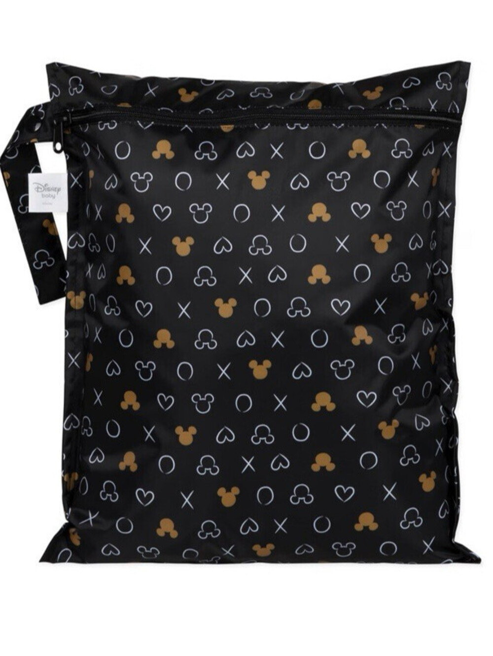 Bumkins Disney Waterproof Wet Bag Mickey Mouse Hearts Reusable Travel Washable
